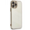 Apple iPhone 15 Pro Kılıf Volet Silikon - Beyaz