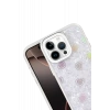 Apple iPhone 15 Pro Lumi Desenli Kapak - Beyaz