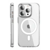 Apple iPhone 15 Pro Max Kılıf Crystal Magsafe Kapak - Şeffaf