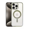 Apple iPhone 15 Pro Max Kılıf Erozi Magsafe Kapak - Gri