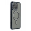Apple iPhone 15 Pro Max Kılıf Joke Simli Magneticsafe Kılıf - Lacivert