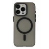 Apple iPhone 15 Pro Max Kılıf Lodos Magneticsafe Mat Kapak - Siyah