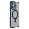 Apple iPhone 15 Pro Max Kılıf Room Magneticsafe Silikon - Lacivert