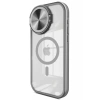 Apple iPhone 15 Pro Max Kılıf Teleskop Lens Magsafe Silikon Kapak - Titan Gri