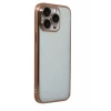 Apple iPhone 15 Pro Max Lensli Silikon - Çöl Titanyum