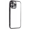 Apple iPhone 15 Pro Max Lensli Silikon - Siyah