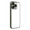 Apple iPhone 15 Pro Max Lensli Silikon - Yeşil