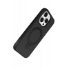 Apple iPhone 15 Pro Max Regal Magsafe Standlı Kapak - Siyah