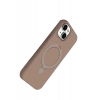 Apple iPhone 15 Regal Magsafe Standlı Kapak - Çöl Titanyum