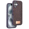 Apple iPhone 16 Bright Simli Kapak - Derin Mor