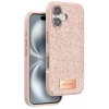 Apple iPhone 16 Bright Simli Kapak - Pembe
