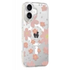 Apple iPhone 16 Floral Magsafe Kapak - Pembe