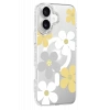 Apple iPhone 16 Floral Magsafe Kapak - Sarı