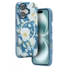 Apple iPhone 16 Flower Series Magsafe Kapak - Mavi