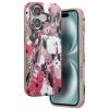 Apple iPhone 16 Flower Series Magsafe Kapak - Pembe