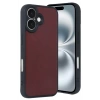 Apple iPhone 16 Kılıf Aras Deri Kapak - Bordo