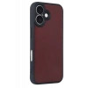 Apple iPhone 16 Kılıf Aras Deri Kapak - Bordo