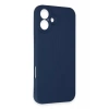 Apple iPhone 16 Kılıf First Silikon - Lacivert