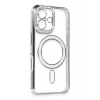 Apple iPhone 16 Kılıf Joke Simli Magneticsafe Kılıf - Gri