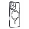 Apple iPhone 16 Kılıf Joke Simli Magneticsafe Kılıf - Siyah