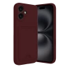 Apple iPhone 16 Kılıf Kelvin Kartvizitli Silikon - Bordo
