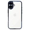 Apple iPhone 16 Kılıf Lensli Silikon - Açık Mavi