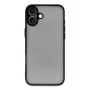 Apple iPhone 16 Kılıf Montreal Silikon Kapak - Siyah