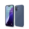 Apple iPhone 16 Kılıf Nano içi Kadife Silikon - Lacivert