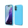 Apple iPhone 16 Kılıf Nano içi Kadife Silikon - Mavi