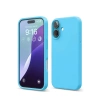 Apple iPhone 16 Kılıf Nano içi Kadife Silikon - Mavi
