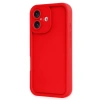 Apple iPhone 16 Kılıf Viera Silikon - Kırmızı