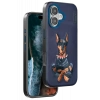 Apple iPhone 16 Perma Desenli Kapak - Lacivert