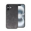 Apple iPhone 16 Plus Kılıf Aras Deri Kapak - Siyah