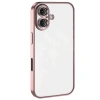 Apple iPhone 16 Plus Kılıf Lensli Silikon - Pembe