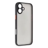 Apple iPhone 16 Plus Kılıf Montreal Silikon Kapak - Siyah