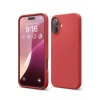 Apple iPhone 16 Plus Kılıf Nano içi Kadife Silikon - Kırmızı