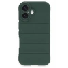 Apple iPhone 16 Plus Kılıf Optimum Silikon - Koyu Yeşil