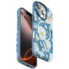 Apple iPhone 16 Pro Flower Series Magsafe Kapak - Mavi