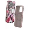 Apple iPhone 16 Pro Flower Series Magsafe Kapak - Pembe