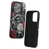 Apple iPhone 16 Pro Flower Series Magsafe Kapak - Siyah