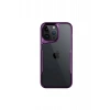 Apple iPhone 16 Pro Kılıf Boyi Silikon Kapak - Derin Mor