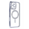 Apple iPhone 16 Pro Kılıf Joke Simli Magneticsafe Kılıf - Mavi