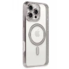 Apple iPhone 16 Pro Kılıf Joke Simli Magneticsafe Kılıf - Pembe