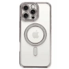Apple iPhone 16 Pro Kılıf Joke Simli Magneticsafe Kılıf - Pembe