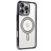 Apple iPhone 16 Pro Kılıf Joke Simli Magneticsafe Kılıf - Siyah