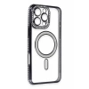 Apple iPhone 16 Pro Kılıf Joke Simli Magneticsafe Kılıf - Siyah