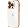 Apple iPhone 16 Pro Kılıf Lensli Silikon - Desert