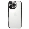 Apple iPhone 16 Pro Kılıf Lensli Silikon - Siyah