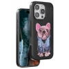 Apple iPhone 16 Pro Max Cute Desenli Kapak - Siyah