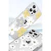 Apple iPhone 16 Pro Max Floral Magsafe Kapak - Sarı